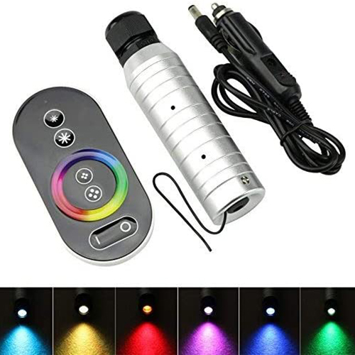 DC12V 6W RGB Touch Remote Car Use LED Fiber Optic Light Engine